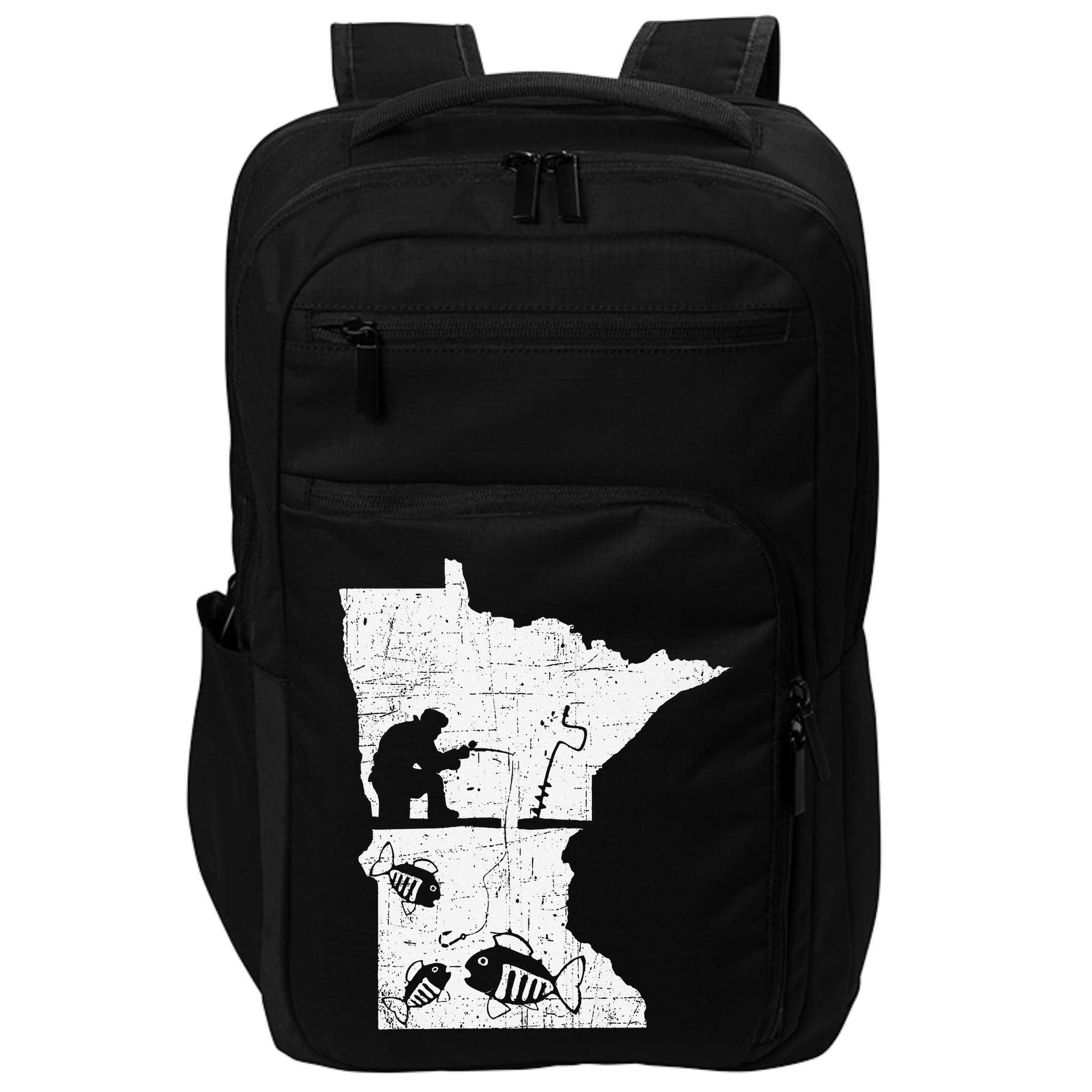 Minnesota Ice Fishing Love Minnesota Fishing Impact Tech Backpack