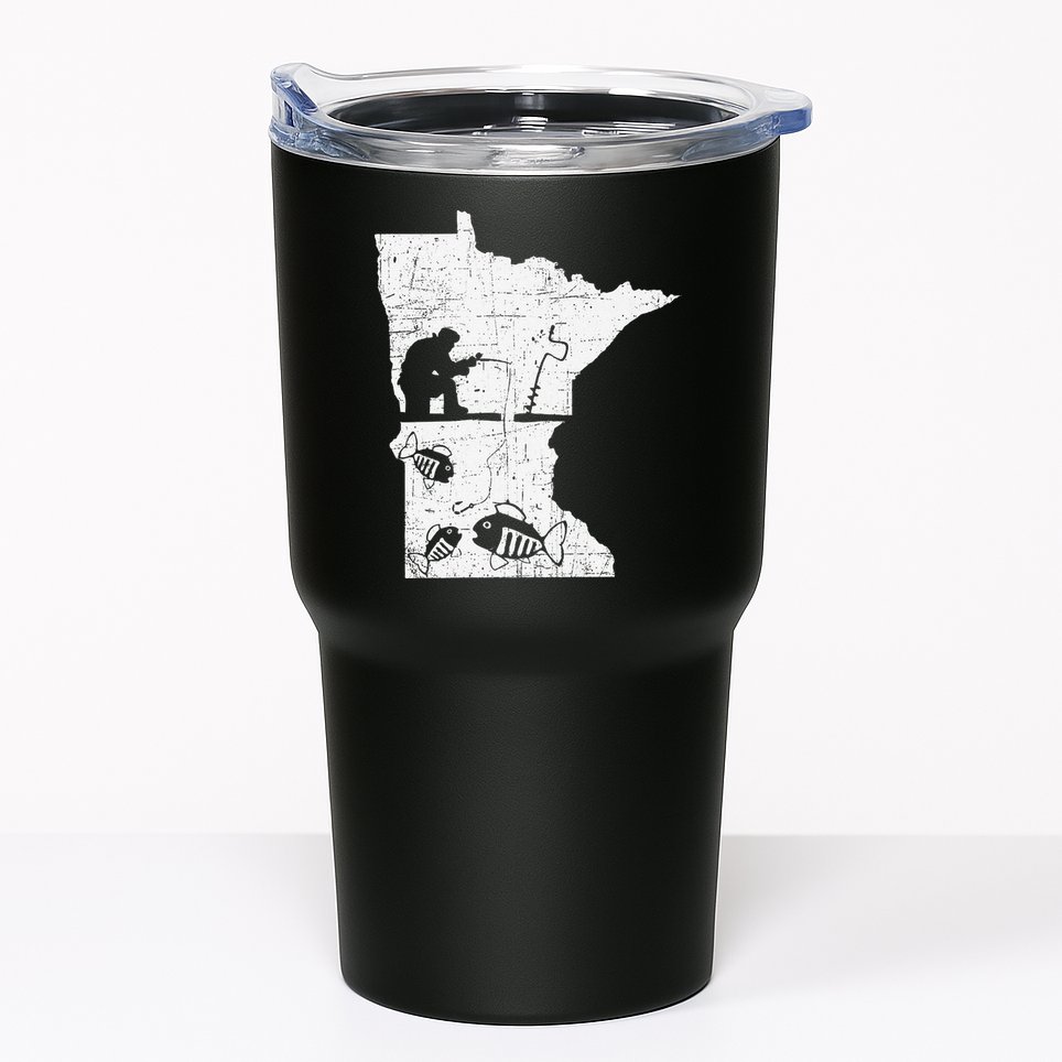 Minnesota Ice Fishing Love Minnesota Fishing Tumbler