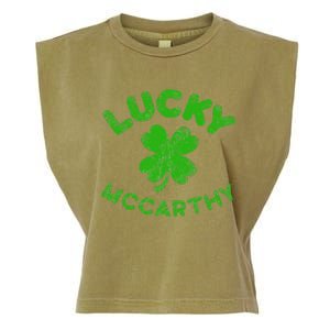 McCarthy Irish Family Saint Patrick's Day Irish McCarthy Garment-Dyed Women's Muscle Tee