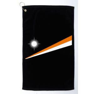 Marshall Islands Flag Majuro Platinum Collection Golf Towel