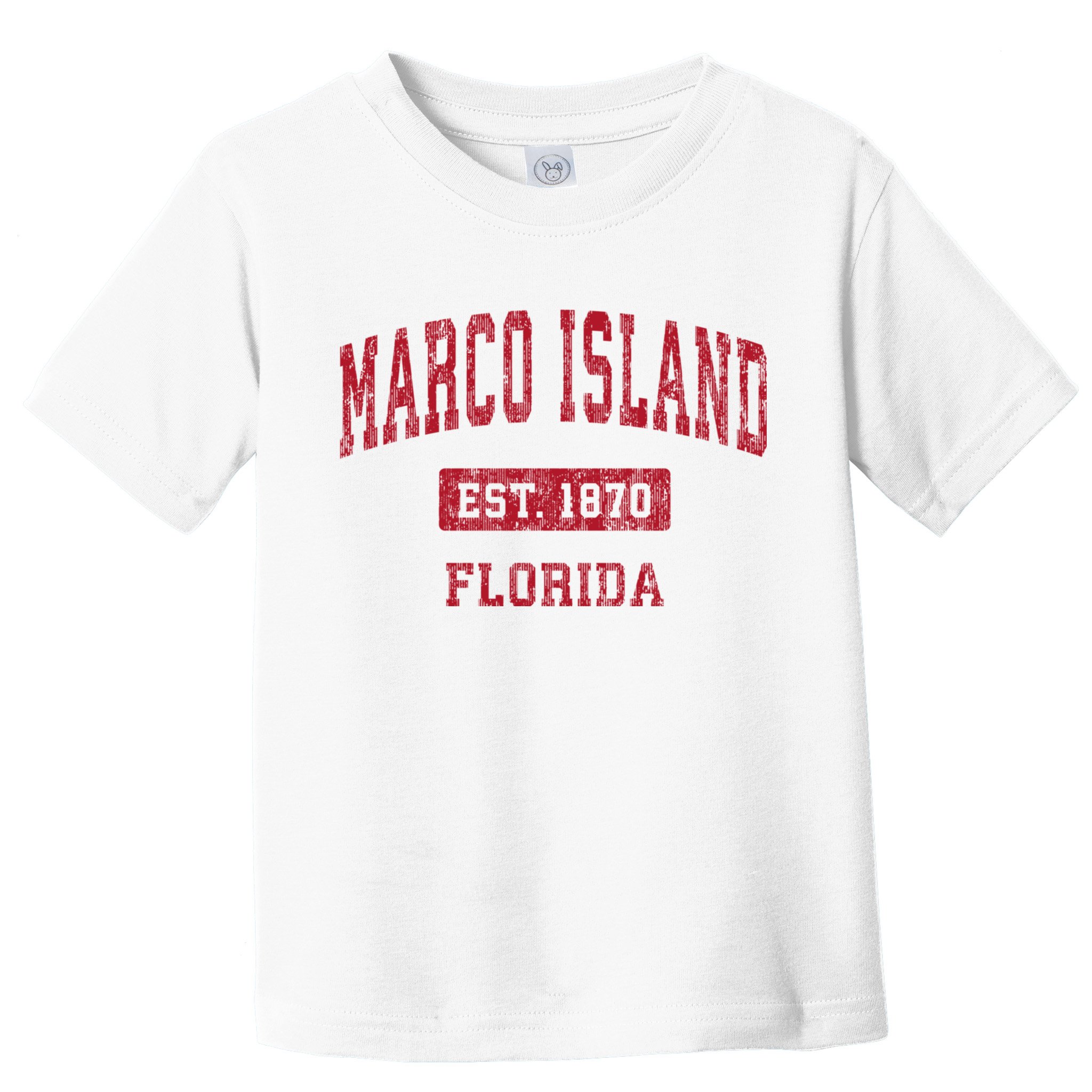 Marco Island Florida Fl Vintage Sports Design Toddler T-Shirt