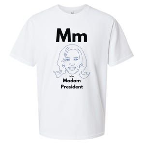 M Is For Madam President Kamala Harris Sueded Cloud Jersey T-Shirt