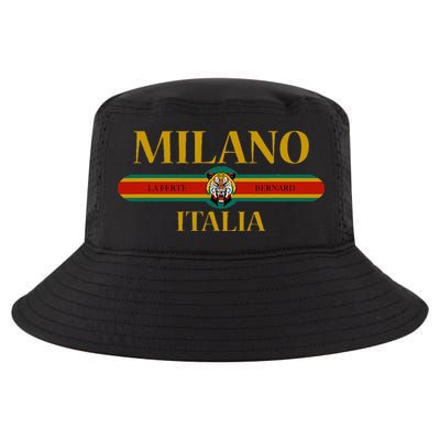 Milano Italia Fashion Tiger Face Milan Italy Cool Comfort Performance Bucket Hat