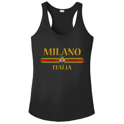 Milano Italia Fashion Tiger Face Milan Italy Ladies PosiCharge Competitor Racerback Tank