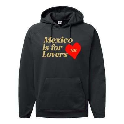 Mexico Is For Lovers Performance Fleece Hoodie