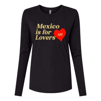 Mexico Is For Lovers Womens Cotton Relaxed Long Sleeve T-Shirt