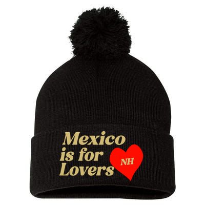 Mexico Is For Lovers Pom Pom 12in Knit Beanie