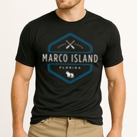 Marco Island Florida Beach Graphic Cool Gift Cooling Performance Crew T-Shirt