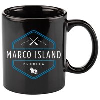 Marco Island Florida Beach Graphic Cool Gift 11oz C Handle Ceramic Mug