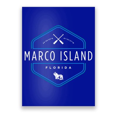 Marco Island Florida Beach Graphic Cool Gift Poster