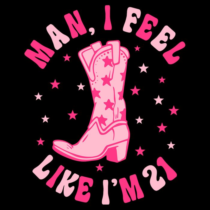 Man I Feel Like Im 21 Groovy Western 21st Birthday Cowgirl City Backpack