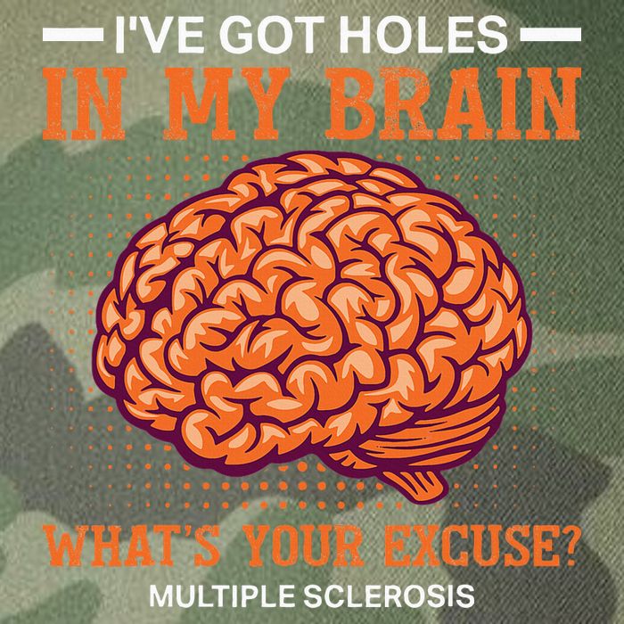 Ms IVe Got Holes In My Brain Multiple Sclerosis Awareness Legacy Tie Dye Trucker Hat