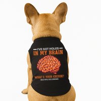 Ms IVe Got Holes In My Brain Multiple Sclerosis Awareness Doggie Tank