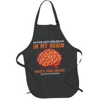 Ms IVe Got Holes In My Brain Multiple Sclerosis Awareness Apron