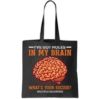 Ms IVe Got Holes In My Brain Multiple Sclerosis Awareness Bag