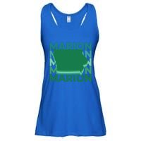 Marion Iowa Green Repeat Ia City Gift Ladies Essential Flowy Tank