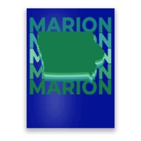 Marion Iowa Green Repeat Ia City Gift Poster