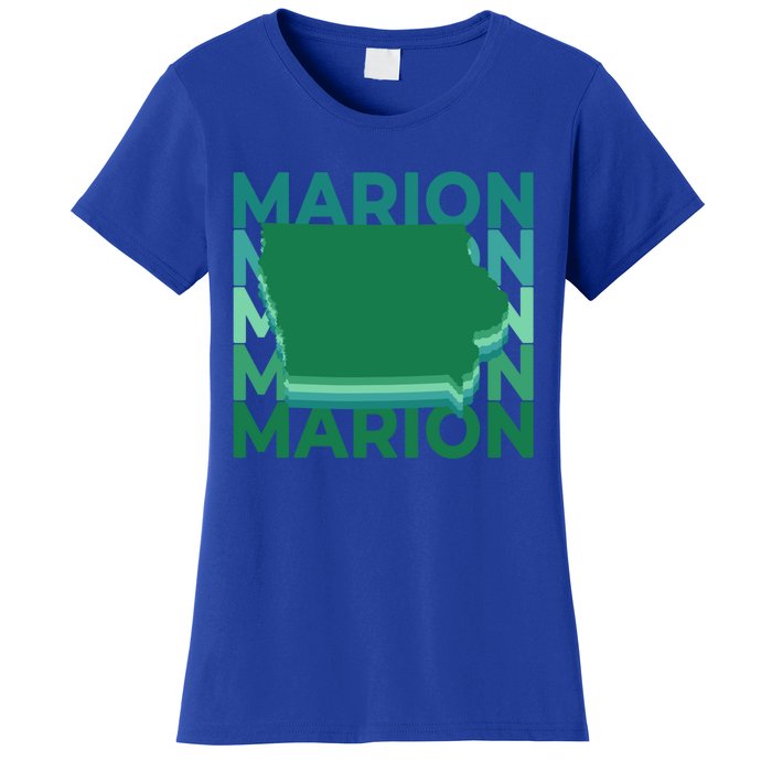 Marion Iowa Green Repeat Ia City Gift Women's T-Shirt