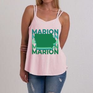 Marion Iowa Green Repeat Ia City Gift Women's Strappy Tank