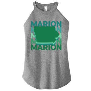 Marion Iowa Green Repeat Ia City Gift Women's Perfect Tri Rocker Tank