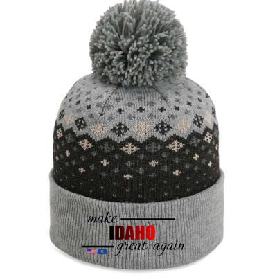 Make Idaho Great Again The Baniff Cuffed Pom Beanie