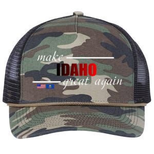 Make Idaho Great Again Retro Rope Trucker Hat Cap