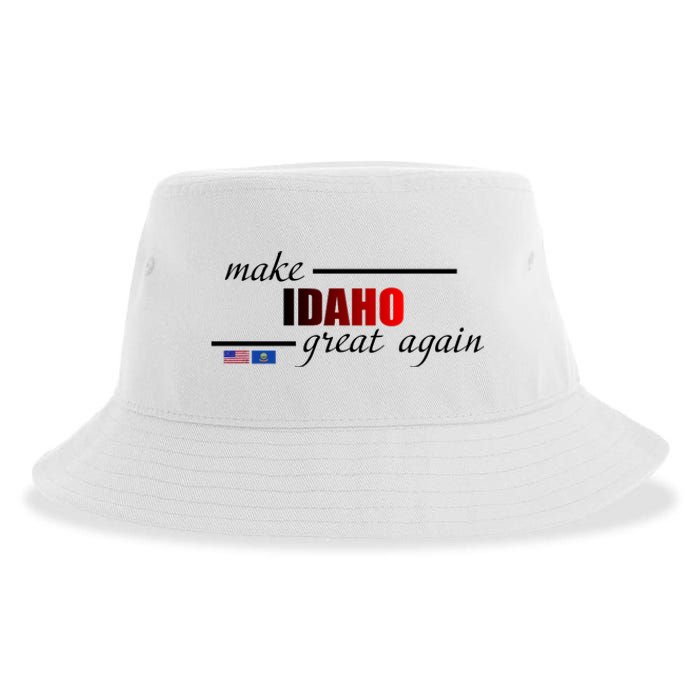 Make Idaho Great Again Sustainable Bucket Hat