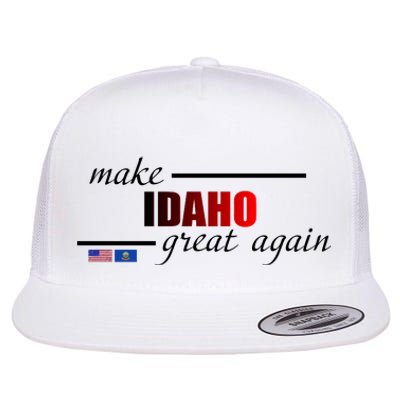 Make Idaho Great Again Flat Bill Trucker Hat