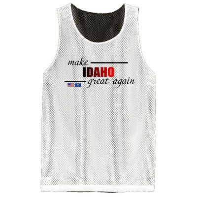 Make Idaho Great Again Mesh Reversible Basketball Jersey Tank