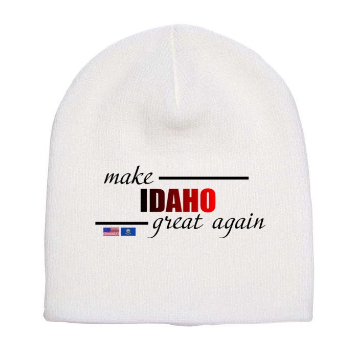 Make Idaho Great Again Short Acrylic Beanie