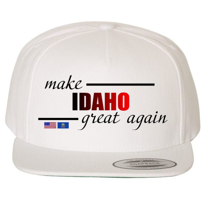 Make Idaho Great Again Wool Snapback Cap