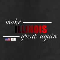 Make Illinois Great Again 7 Panel Mesh Trucker Snapback Hat