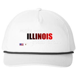 Make Illinois Great Again Snapback Five-Panel Rope Hat