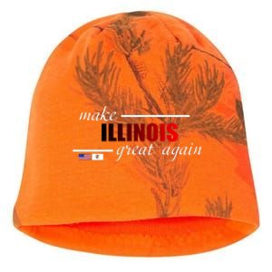 Make Illinois Great Again Kati - Camo Knit Beanie