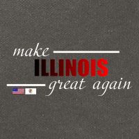 Make Illinois Great Again Cotton Canvas Backpack