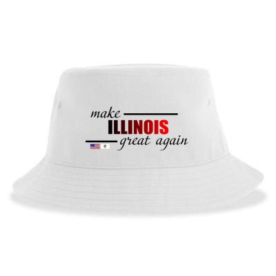 Make Illinois Great Again Sustainable Bucket Hat