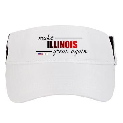 Make Illinois Great Again Adult Drive Performance Visor
