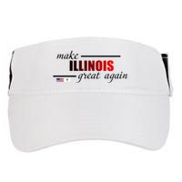 Make Illinois Great Again Adult Drive Performance Visor