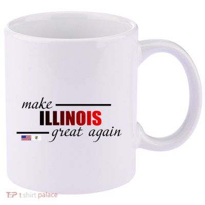 Make Illinois Great Again 11oz C Handle Ceramic Mug