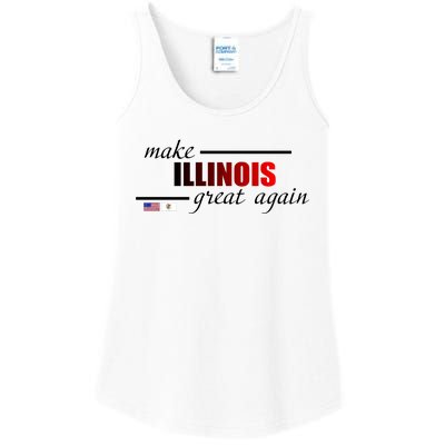 Make Illinois Great Again Ladies Essential Tank