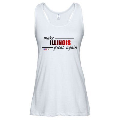 Make Illinois Great Again Ladies Essential Flowy Tank