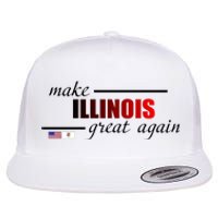 Make Illinois Great Again Flat Bill Trucker Hat