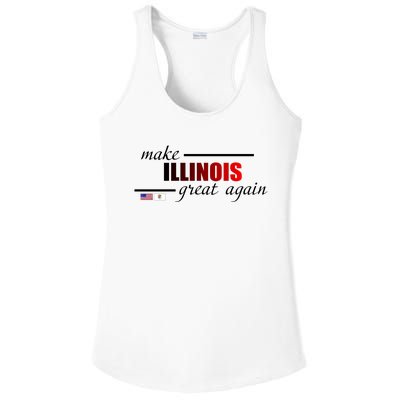 Make Illinois Great Again Ladies PosiCharge Competitor Racerback Tank