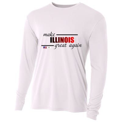 Make Illinois Great Again Cooling Performance Long Sleeve Crew