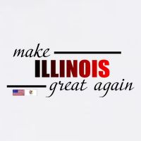 Make Illinois Great Again Youth Performance Sprint T-Shirt