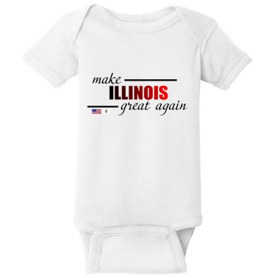 Make Illinois Great Again Baby Bodysuit