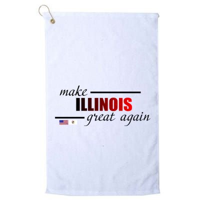 Make Illinois Great Again Golf Towel