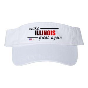 Make Illinois Great Again Valucap Bio-Washed Visor