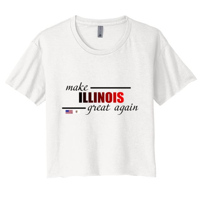 Make Illinois Great Again Crop Top