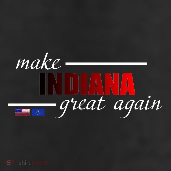 Make Indiana Great Again 7 Panel Mesh Trucker Snapback Hat